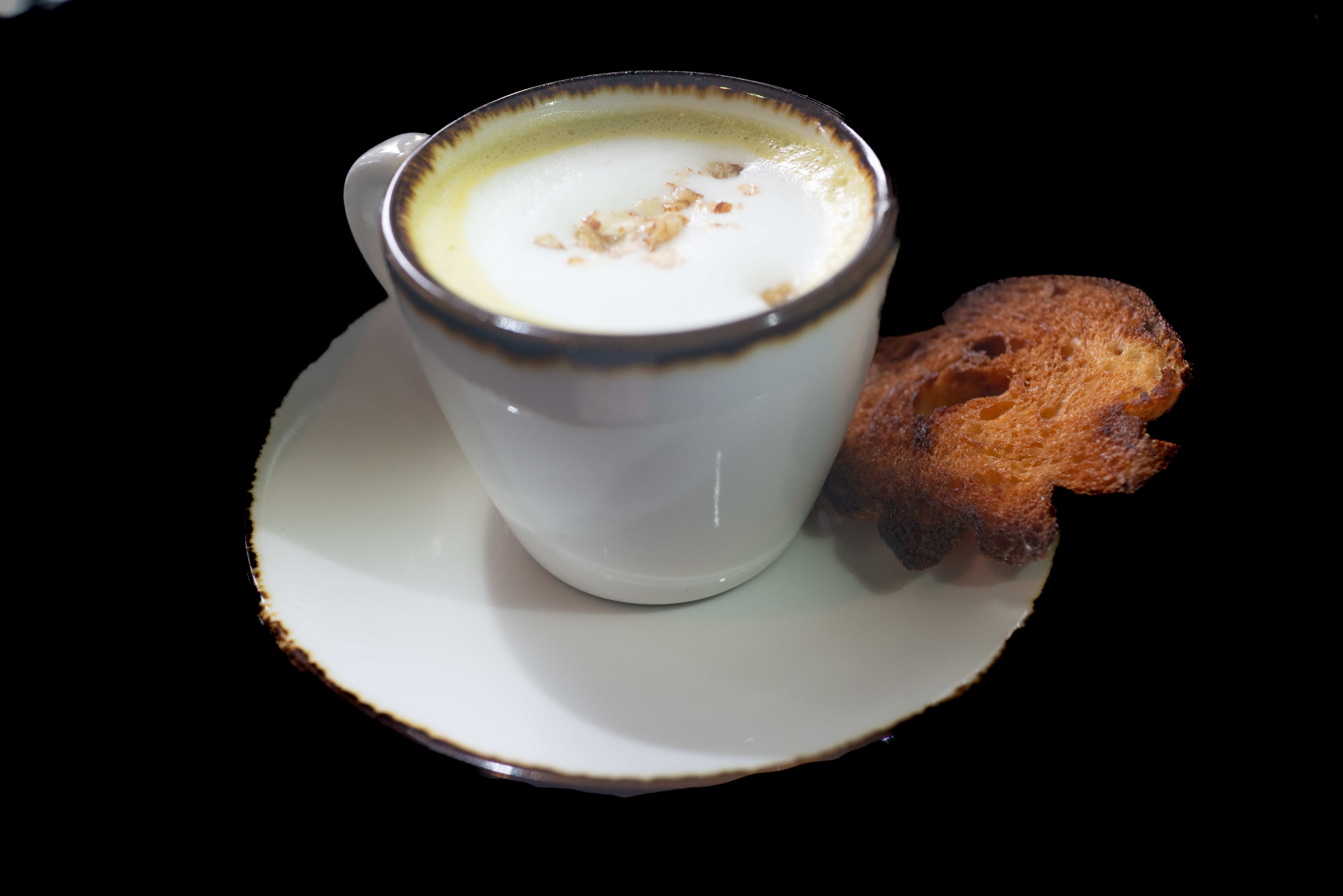 Fennel and apple cappuccino