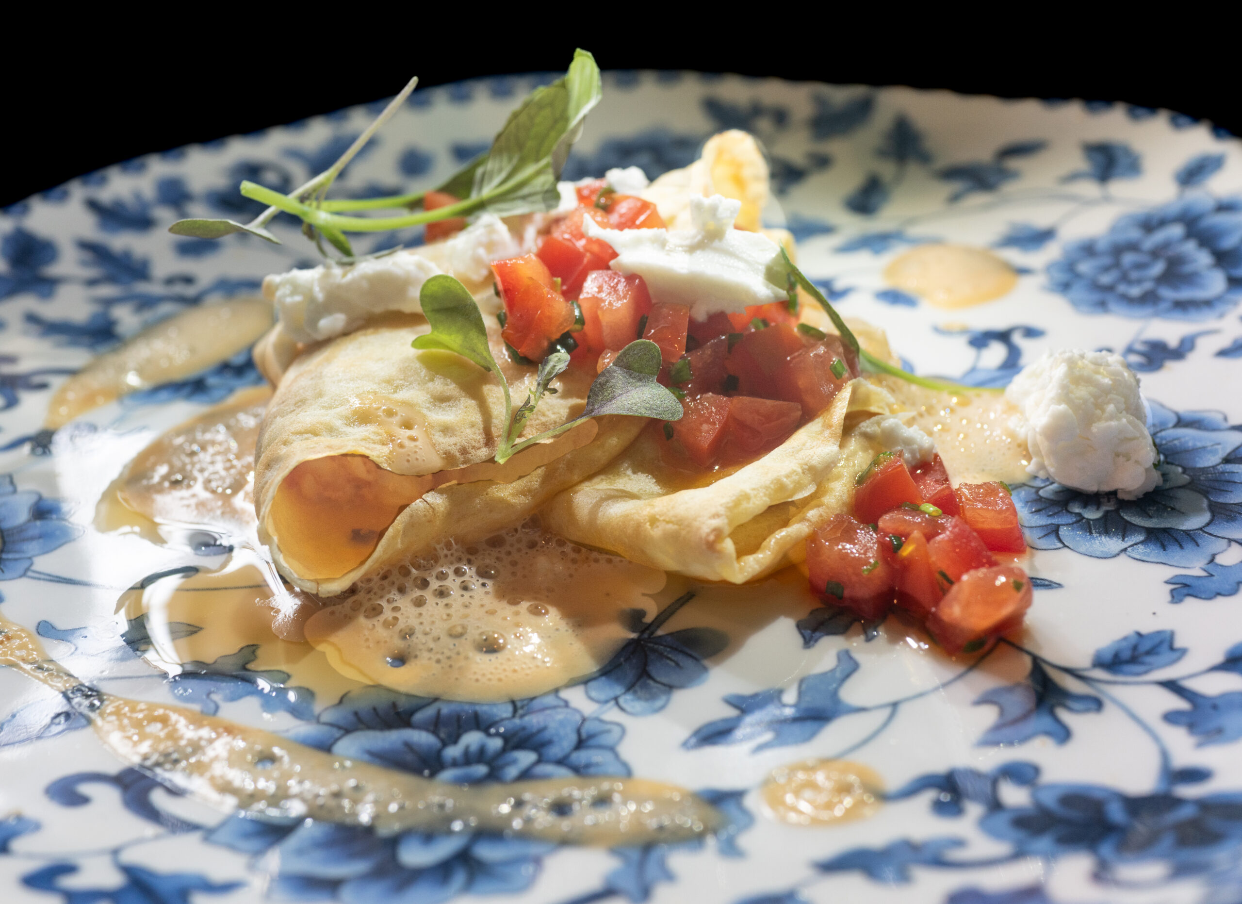 Maine lobster crêpe