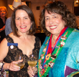 Vice Chargé de Presse (Metropolitain) Scoti Albrecht and Bailli Judith Mazza (Photo by Allan Kam)