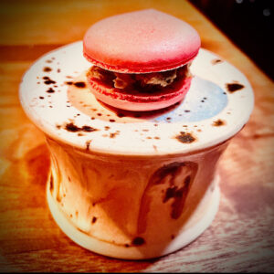 Savory Pink Peppercorn Macaron (Photo by Judith Mazza)