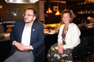 Vice Chargé de Presse Wesley Jefferies and Vice Chancelier-Argentier Stacey Wharam (Photo by Allan Kam)